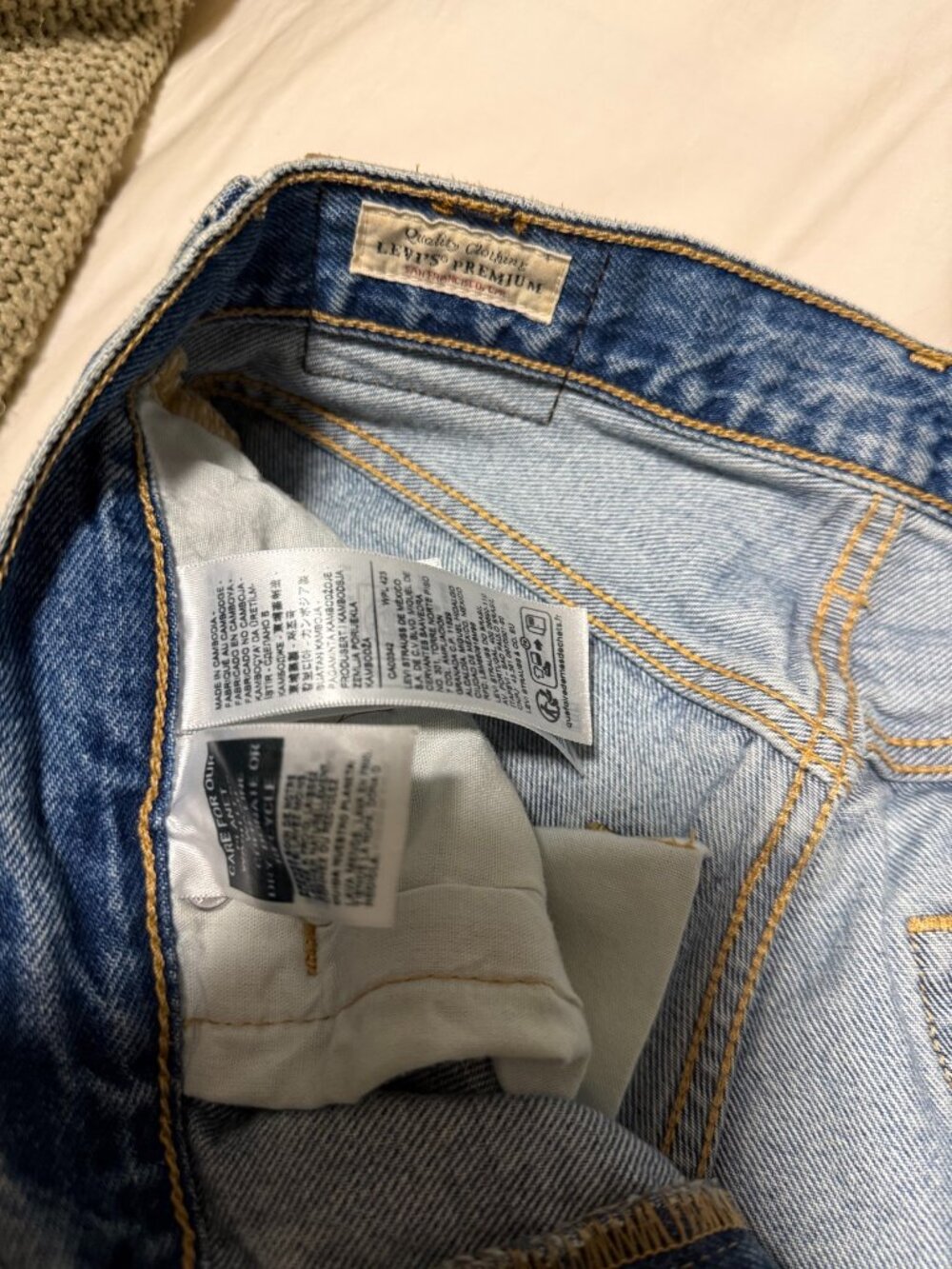 Levi's 501 90s Blue Jeans Size W25 L27